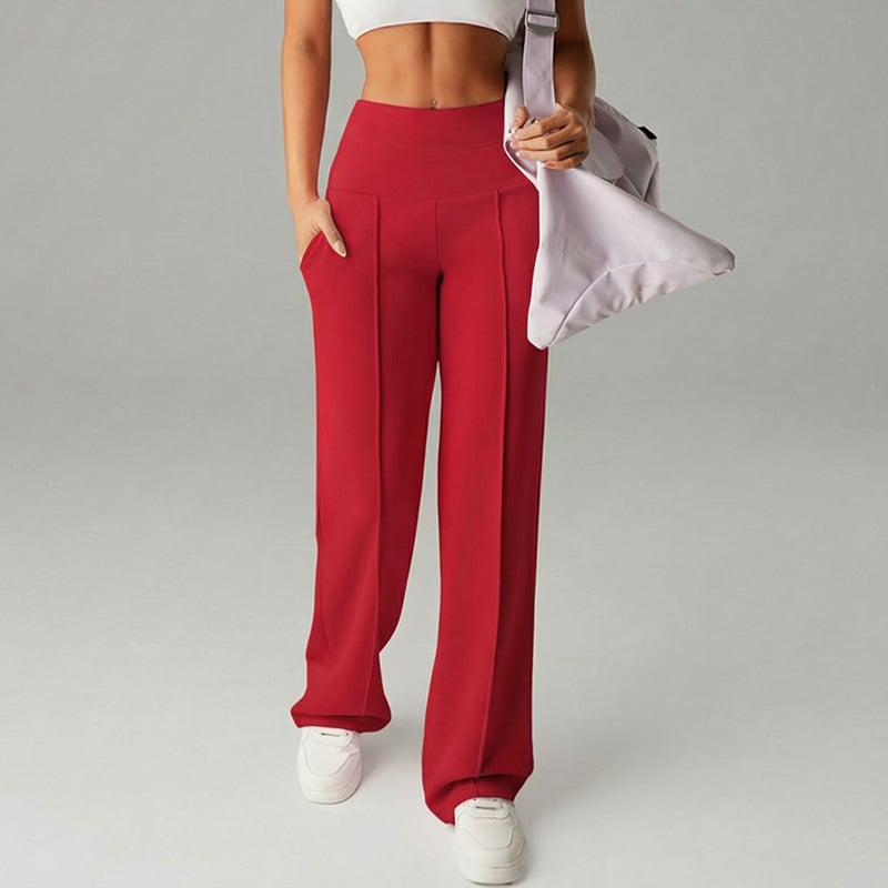 Women's High-Waisted Wide-Leg Trousers