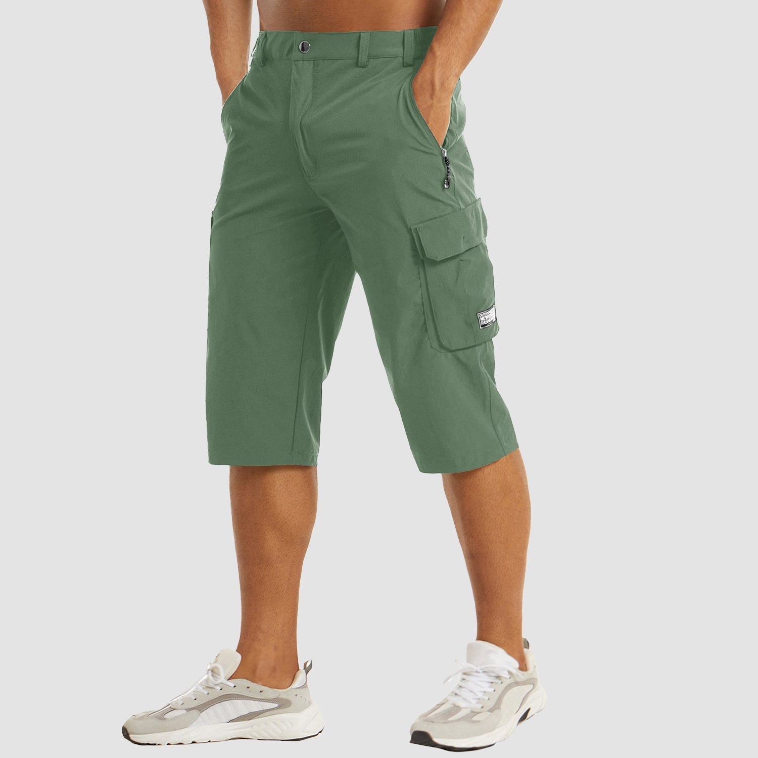 Men’s Quick-Dry Cargo Shorts with Multi-Pocket Outdoor Design