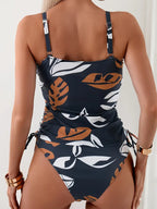 Mery | Tropisches Tankini-Set mit hoch tailliertem Slip für Damen