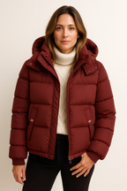 Damen-Winterjacke mit Kapuze und Stepppolsterung