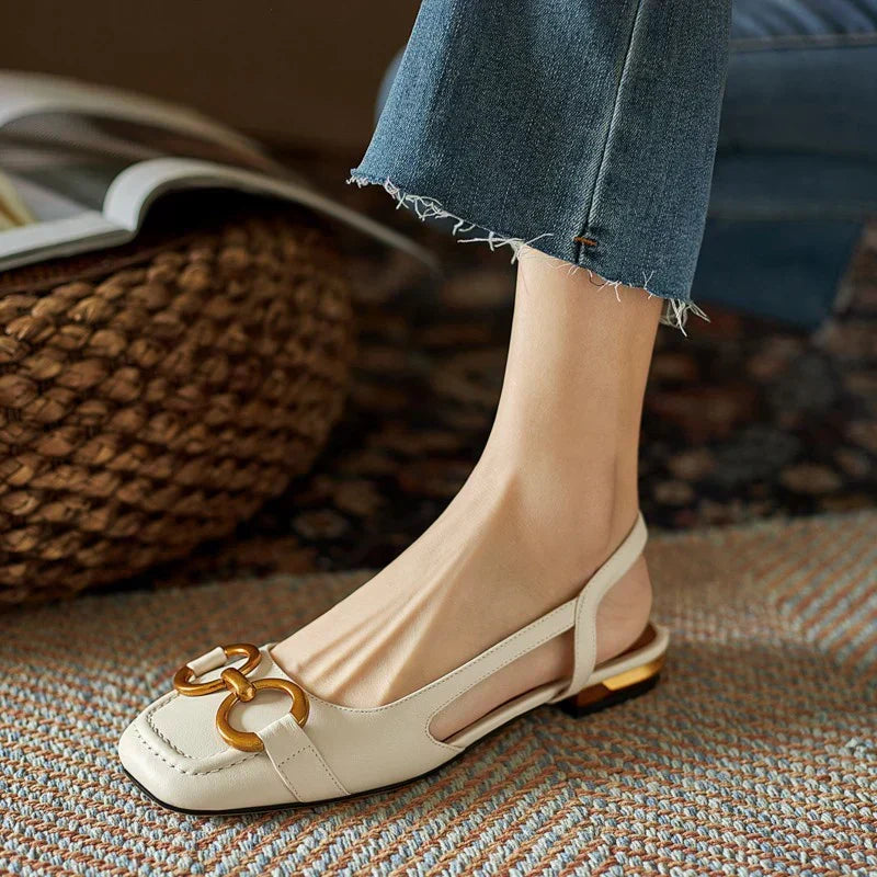 Women’s Buckle Slingback Flats