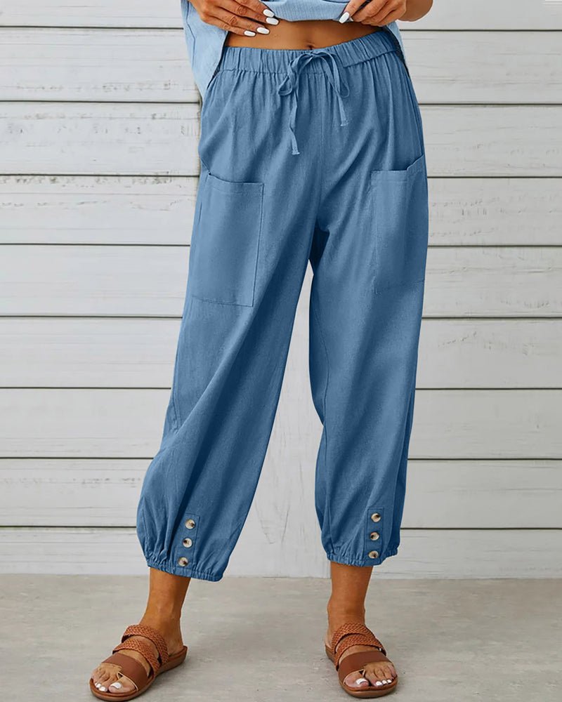 Women’s Drawstring Utility Harem Pants