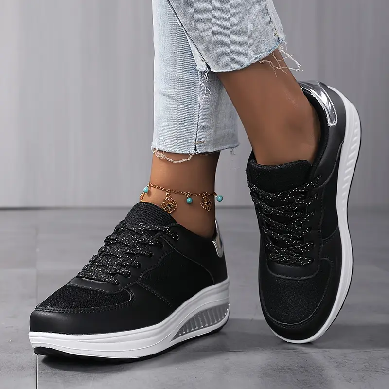 Women's Lightweight Platform Walking Sneakers