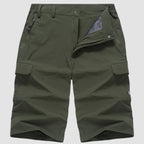 Men’s Quick-Dry Cargo Shorts with Multi-Pocket Outdoor Design