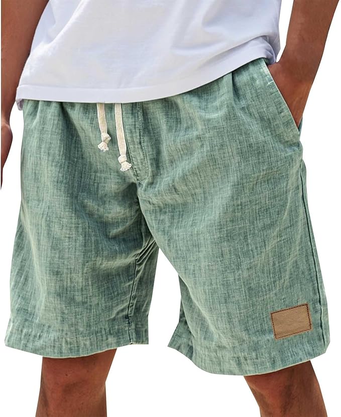 Herren-Casual-Shorts mit Kordelzug