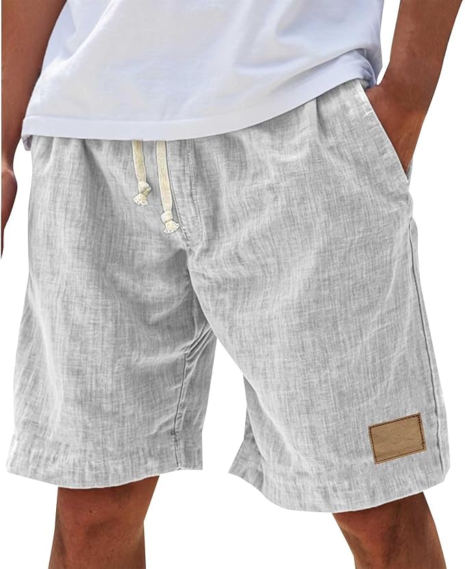 Herren-Casual-Shorts mit Kordelzug
