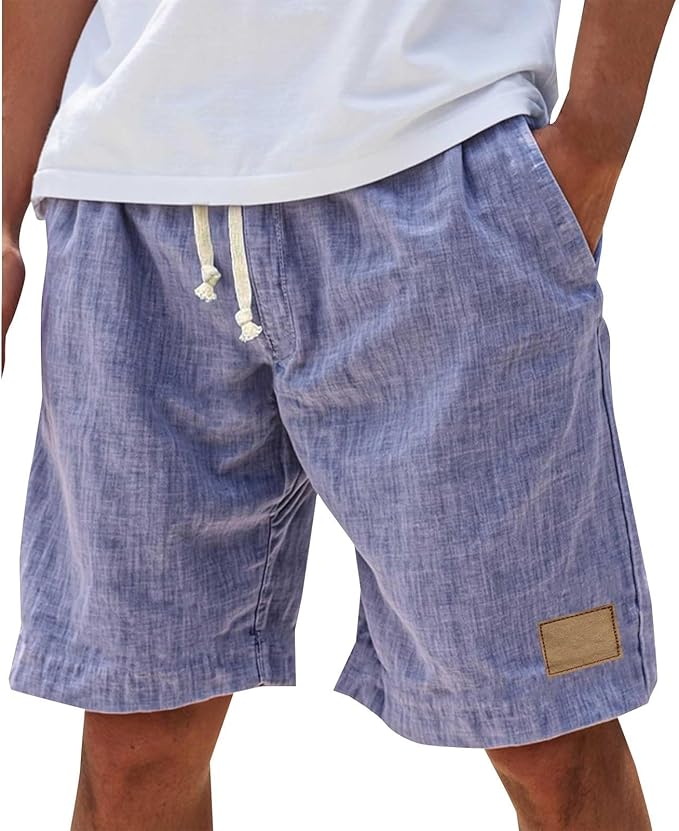 Herren-Casual-Shorts mit Kordelzug