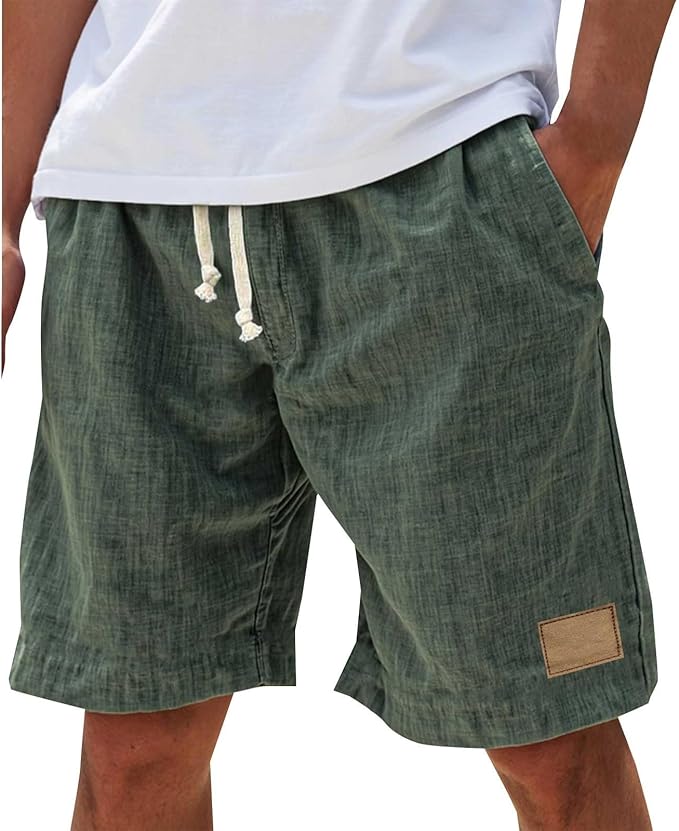 Herren-Casual-Shorts mit Kordelzug
