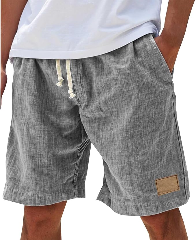 Herren-Casual-Shorts mit Kordelzug