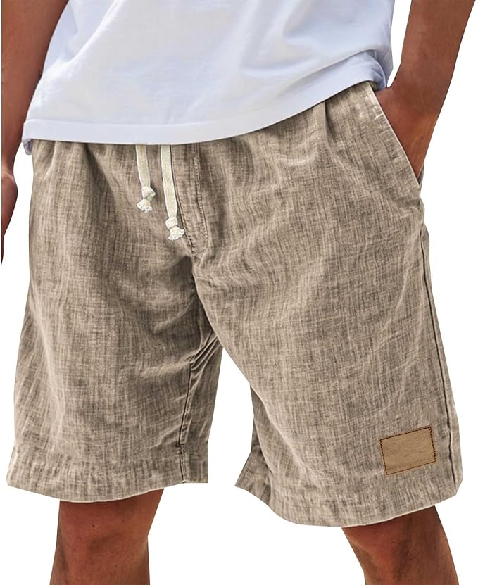 Herren-Casual-Shorts mit Kordelzug