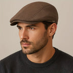 Tekstureret flatcap til mænd
