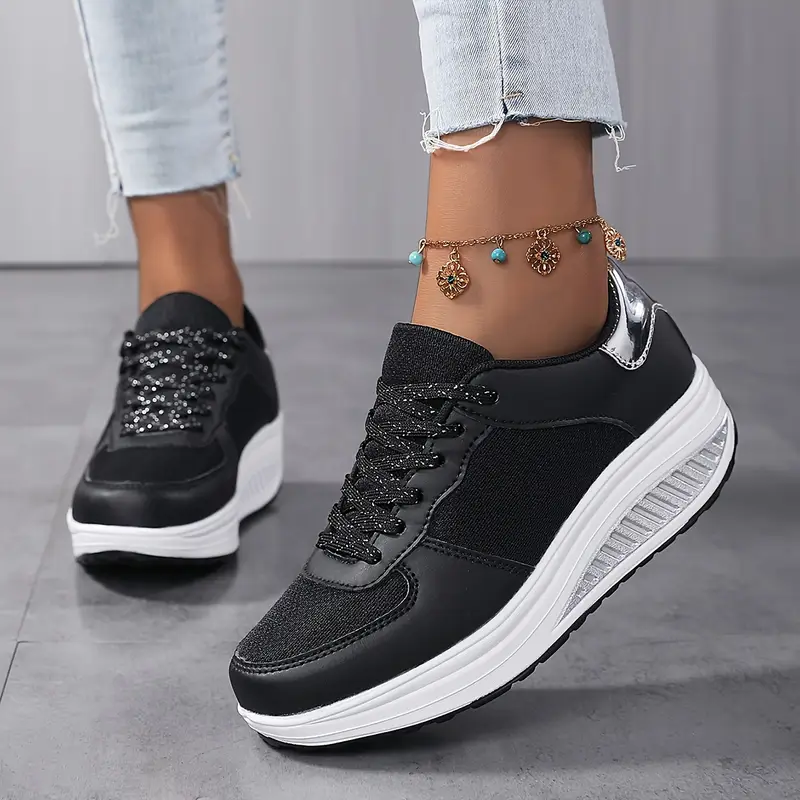 Women's Lightweight Platform Walking Sneakers