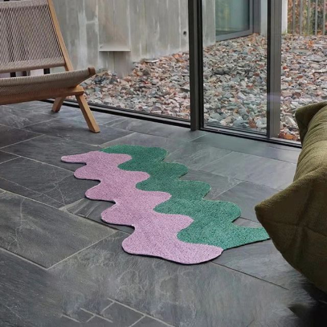 Irregular Wave Area Rug