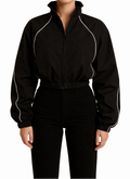 Kurze Trainingsjacke mit Reißverschluss für Damen
