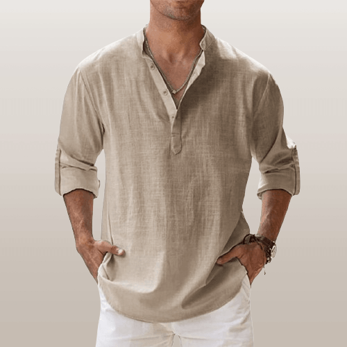 Lightweight Linen Shirt with Relaxed Fit for Comfortable Everyday Wear