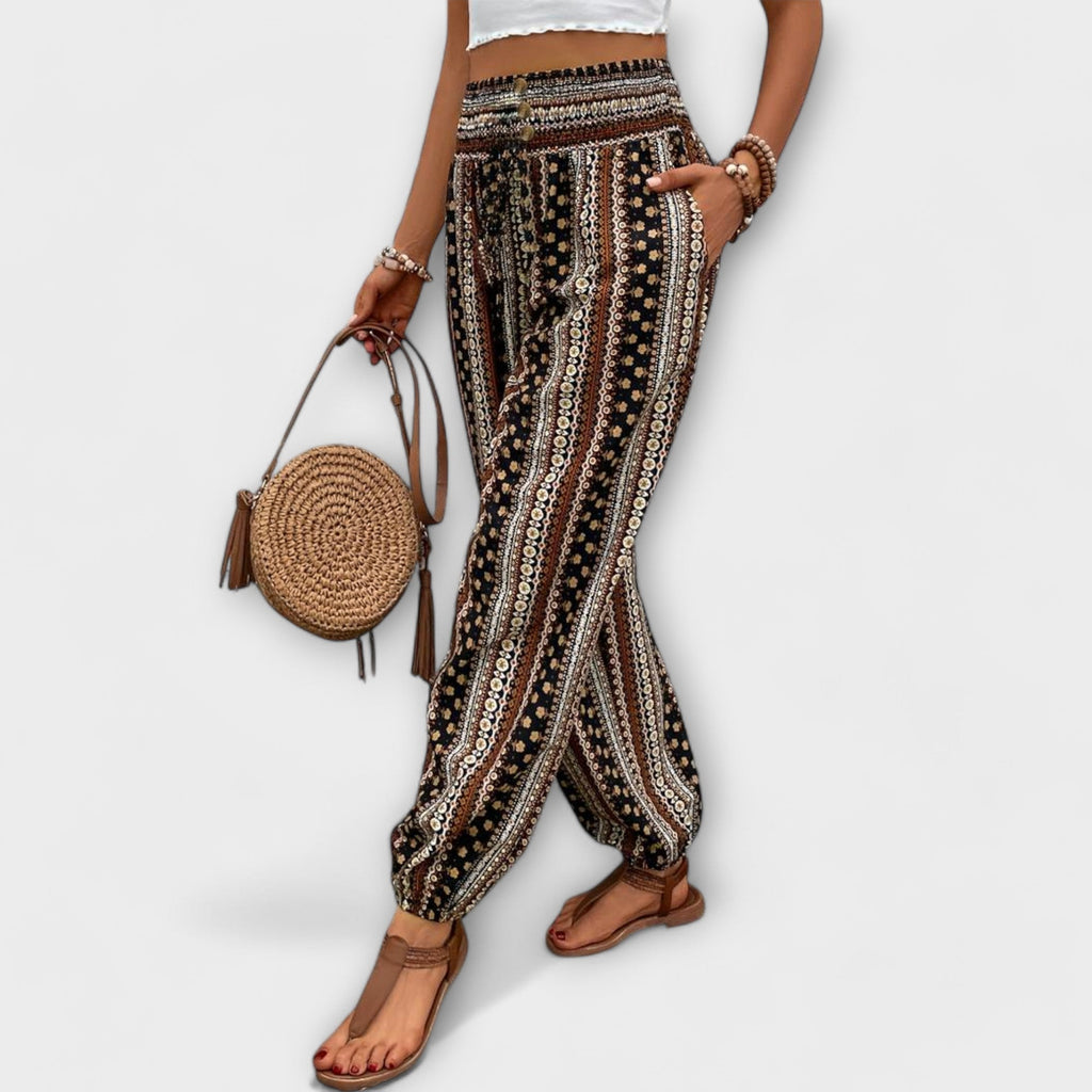 Pantalones Harem Bohemios para Mujer