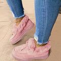 Mocassins pour femmes à bordure en fausse fourrure