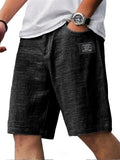 Casualteksturerede shorts til mænd