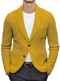Blazer de punto texturizado para hombre