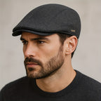 Tekstureret flatcap til mænd