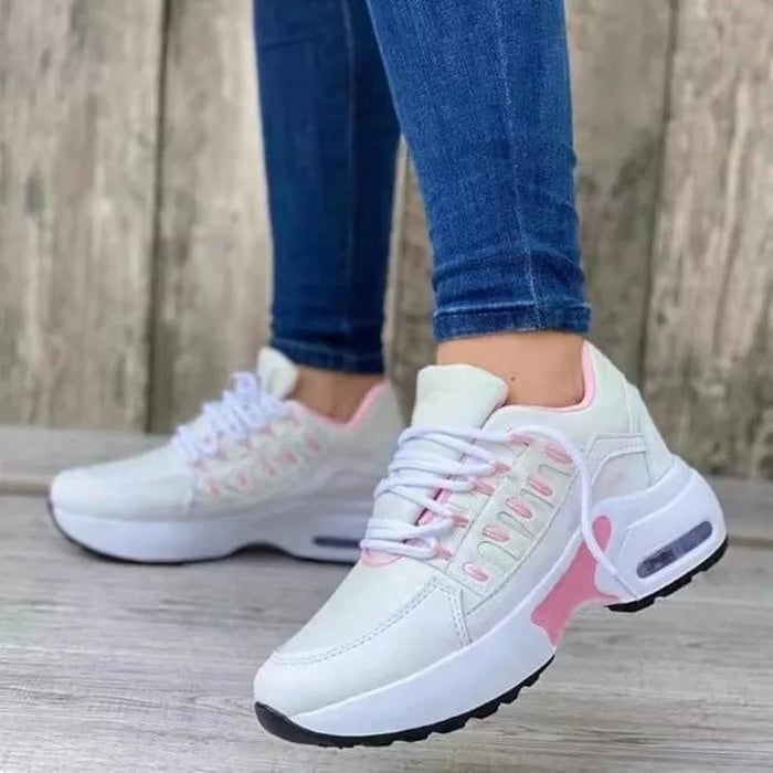 Women’s Lightweight Lace-Up Comfort Sneakers