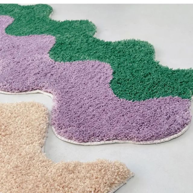 Irregular Wave Area Rug