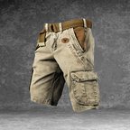 Men's Cargo Shorts with Utility Pockets and Relaxed Outdoor Fit