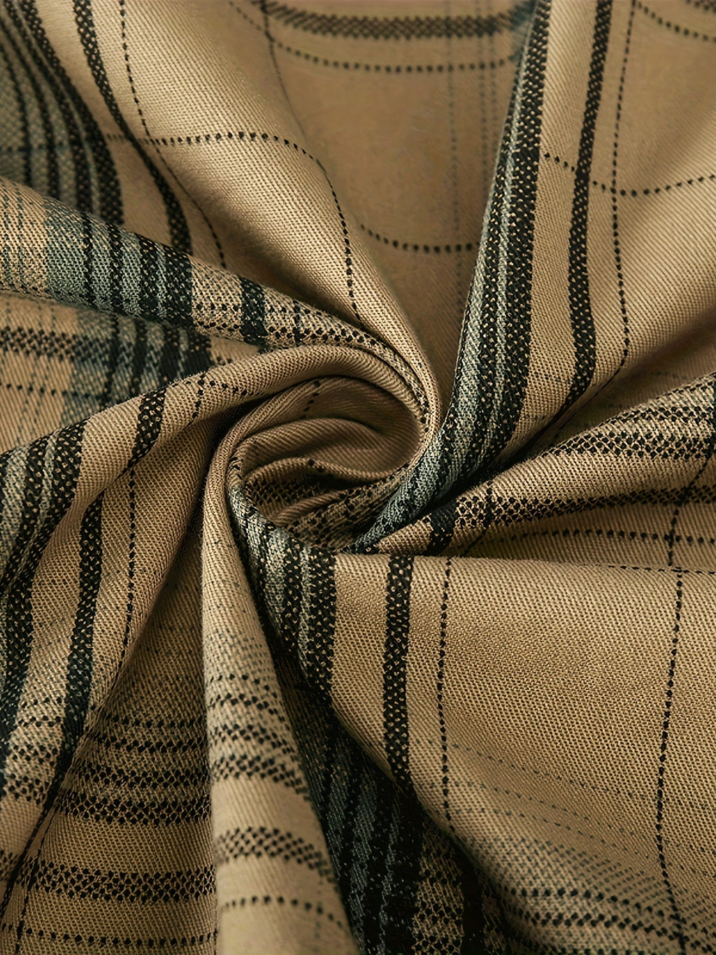 Camisa de cuadros para hombre con botones