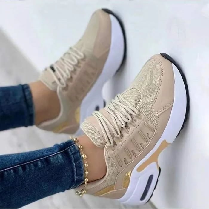 Women’s Lightweight Lace-Up Comfort Sneakers