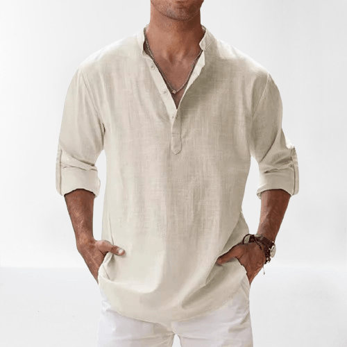 Lightweight Linen Shirt with Relaxed Fit for Comfortable Everyday Wear