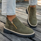 Women’s Side Zip Platform Ankle Boots