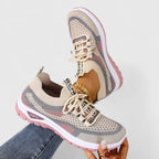 Women's Breathable Mesh Lace-Up Sneakers