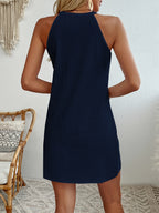 Women's Sleeveless Eyelet Mini Dress