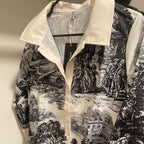 Women's Vintage Print Tunic Dress for Elegant Everyday Summer Styling