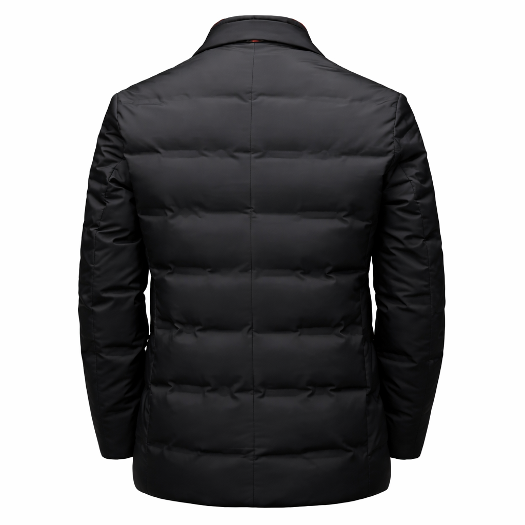 Herren-Steppblazer mit fallendem Revers
