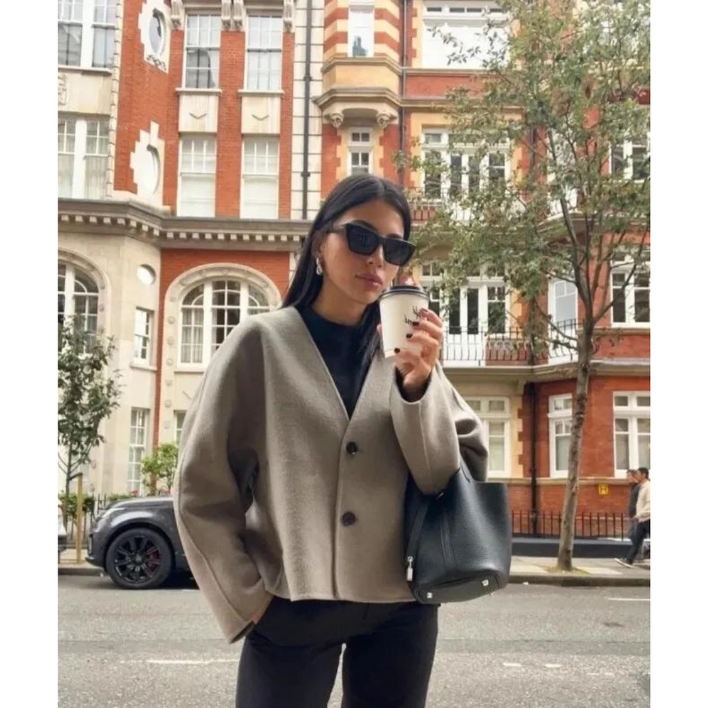 Women’s Minimalist V-Neck Cardigan