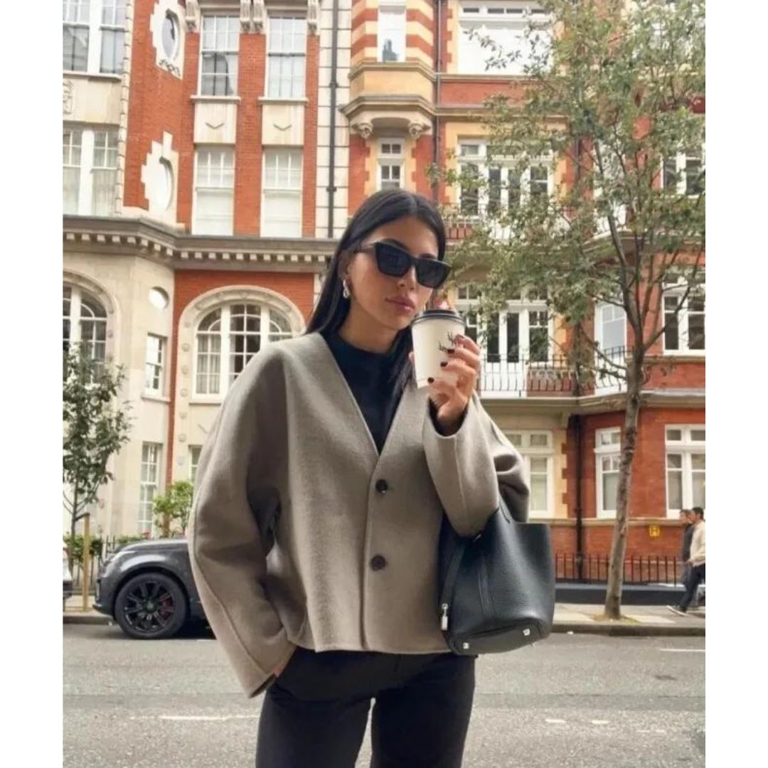 Women’s Minimalist V-Neck Cardigan