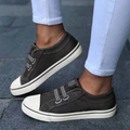 Afslappede sneakers til kvinder med dobbelt spænde