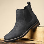 Men's Chelsea Boots with Elastic Side Panels