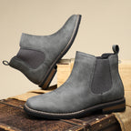 Men's Chelsea Boots with Elastic Side Panels
