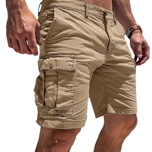 Short cargo utilitaire pour homme avec coupe structurée pour les activités estivales en plein air