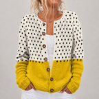 Damen-Cardigan mit Polka-Dots