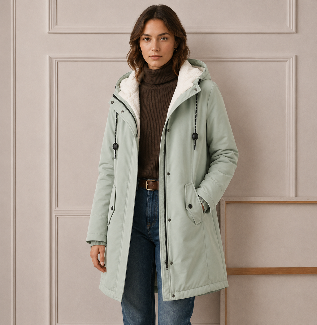 Women’s Fleece Lined Hooded Coat