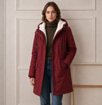 Women’s Fleece Lined Hooded Coat
