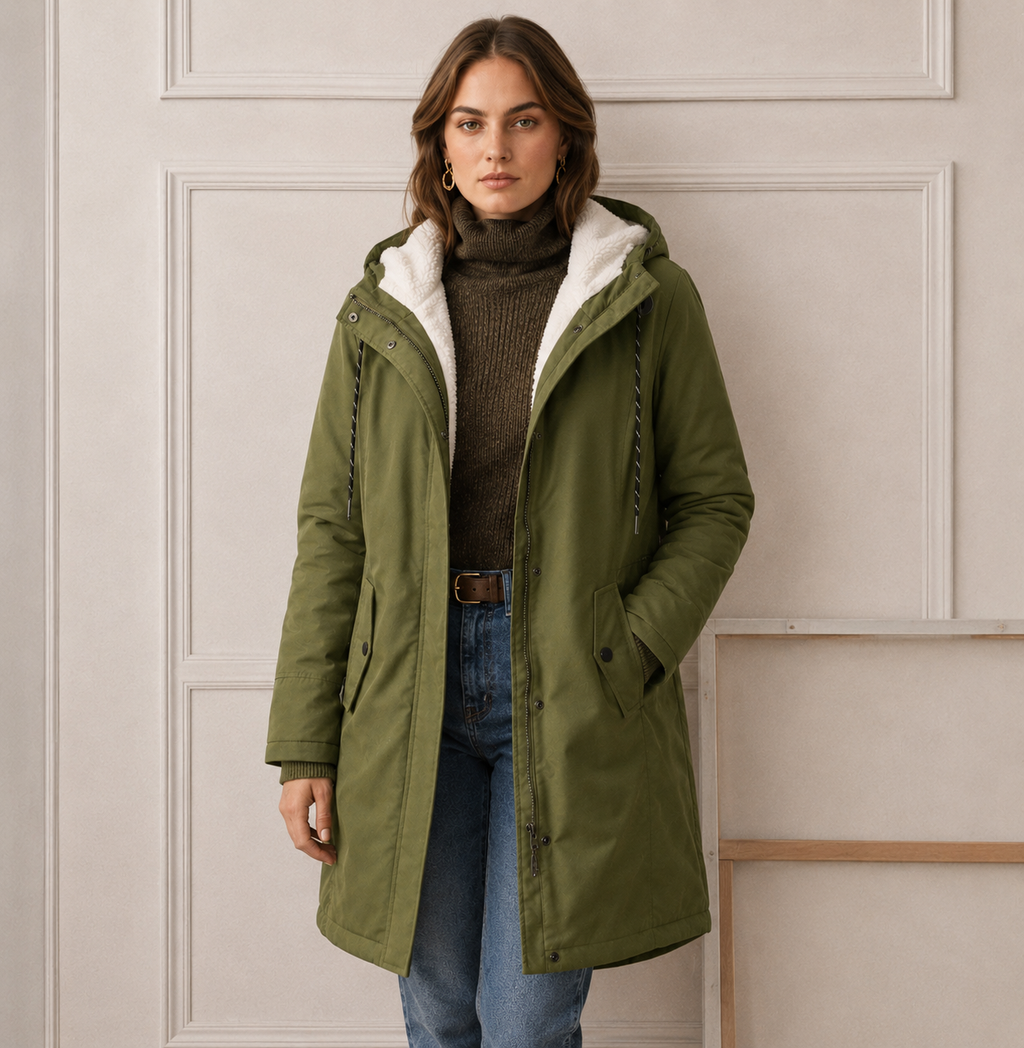 Women’s Fleece Lined Hooded Coat