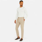 Herren-Ledermokassins mit Doppelriemen und erhöhter Sohle für smarten Casual-Look