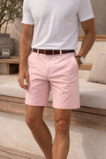Pantalones cortos chinos clásicos para hombre