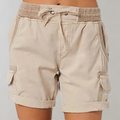 Damcargo shorts med dragsko i midjan