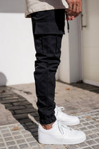 Pantalon cargo jogger fuselé pour homme