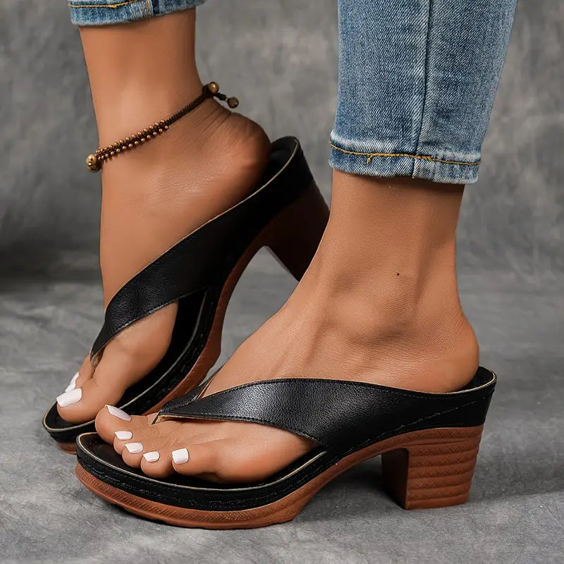 Women's Platform Thong Sandals